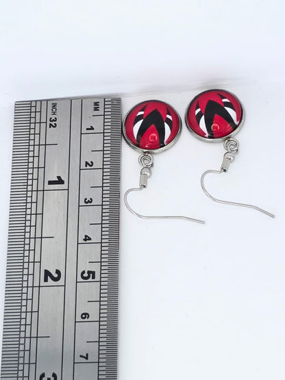 Helluva Boss Inspired I.M.P Dangle Earrings