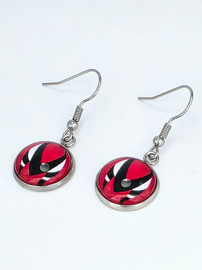 Helluva Boss Inspired I.M.P Dangle Earrings