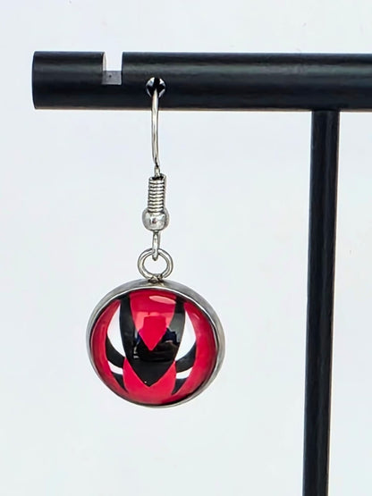 Helluva Boss Inspired I.M.P Dangle Earrings