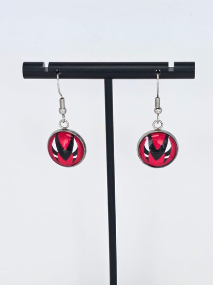 Helluva Boss Inspired I.M.P Dangle Earrings