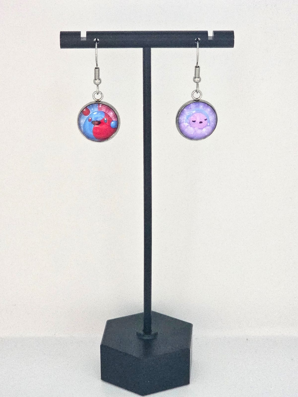 Slime Rancher 2 Inspired Twin Slime & Sloomber Slime Dangle Earrings