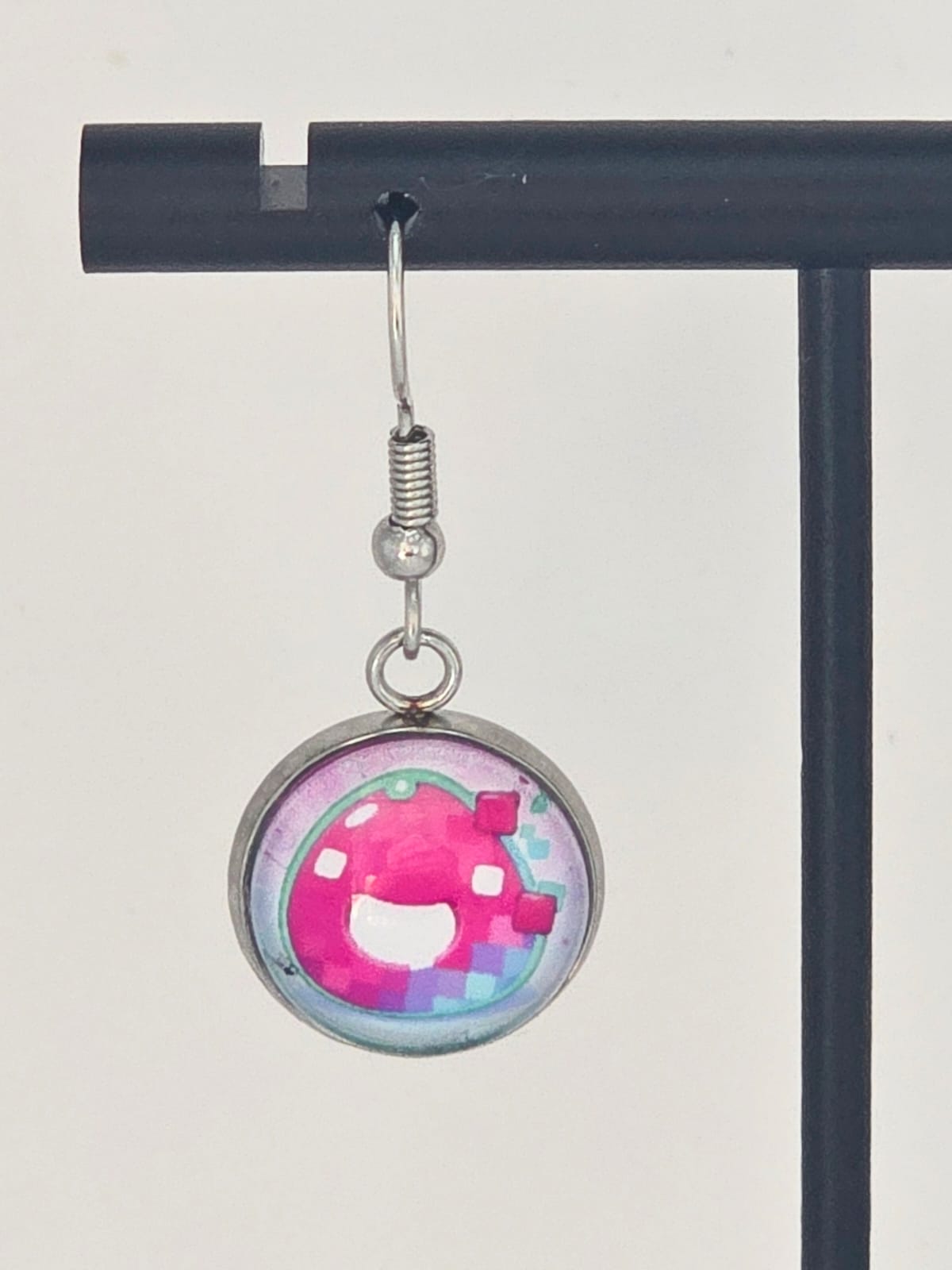 Slime Rancher Inspired Quicksilver Slime & Glitch Slime Dangle Earrings