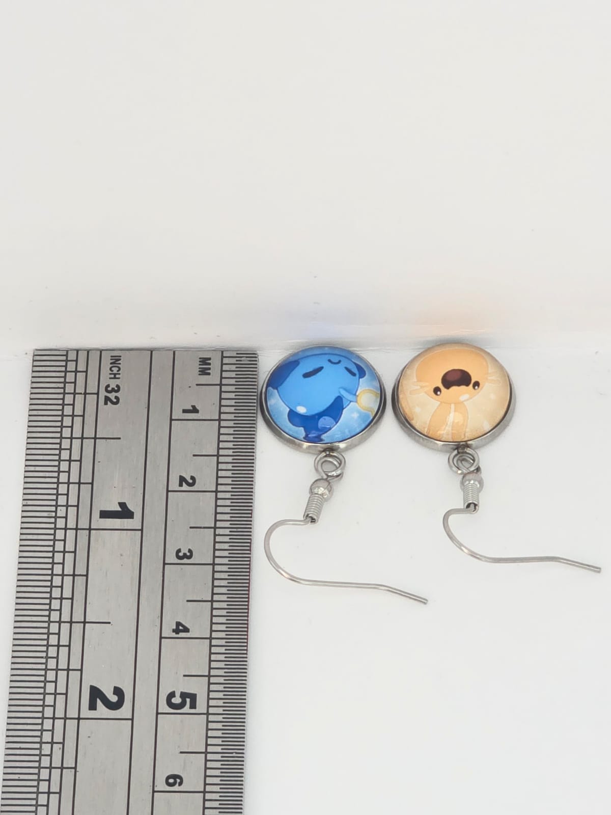 Slime Rancher 2 Inspired Cotton Slime & Angler Slime Dangle Earrings