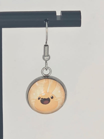 Slime Rancher 2 Inspired Cotton Slime & Angler Slime Dangle Earrings