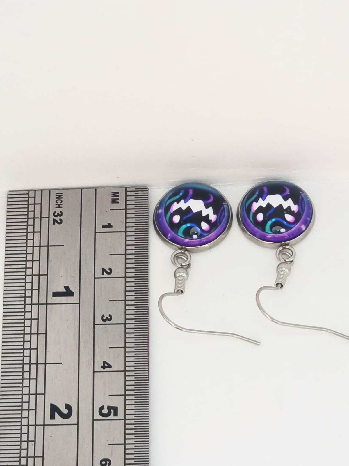 Slime Rancher Inspired Tarr Slime Dangle Earrings