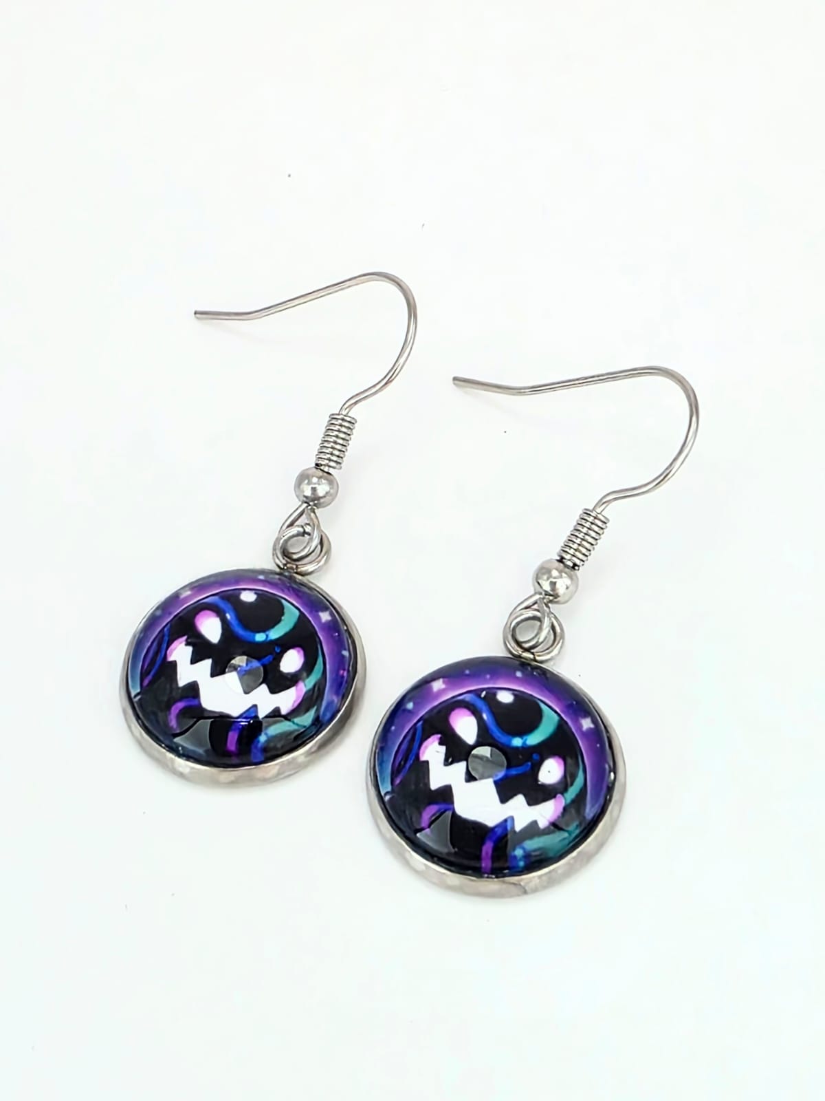 Slime Rancher Inspired Tarr Slime Dangle Earrings