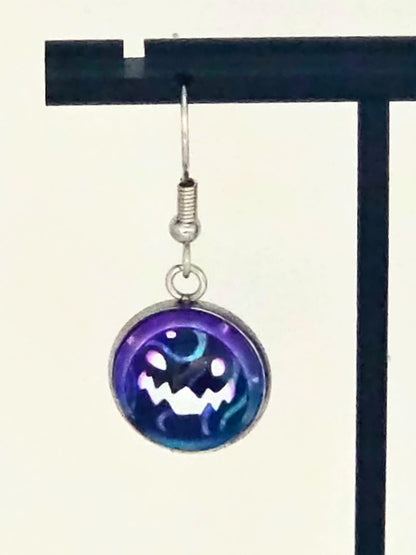 Slime Rancher Inspired Tarr Slime Dangle Earrings