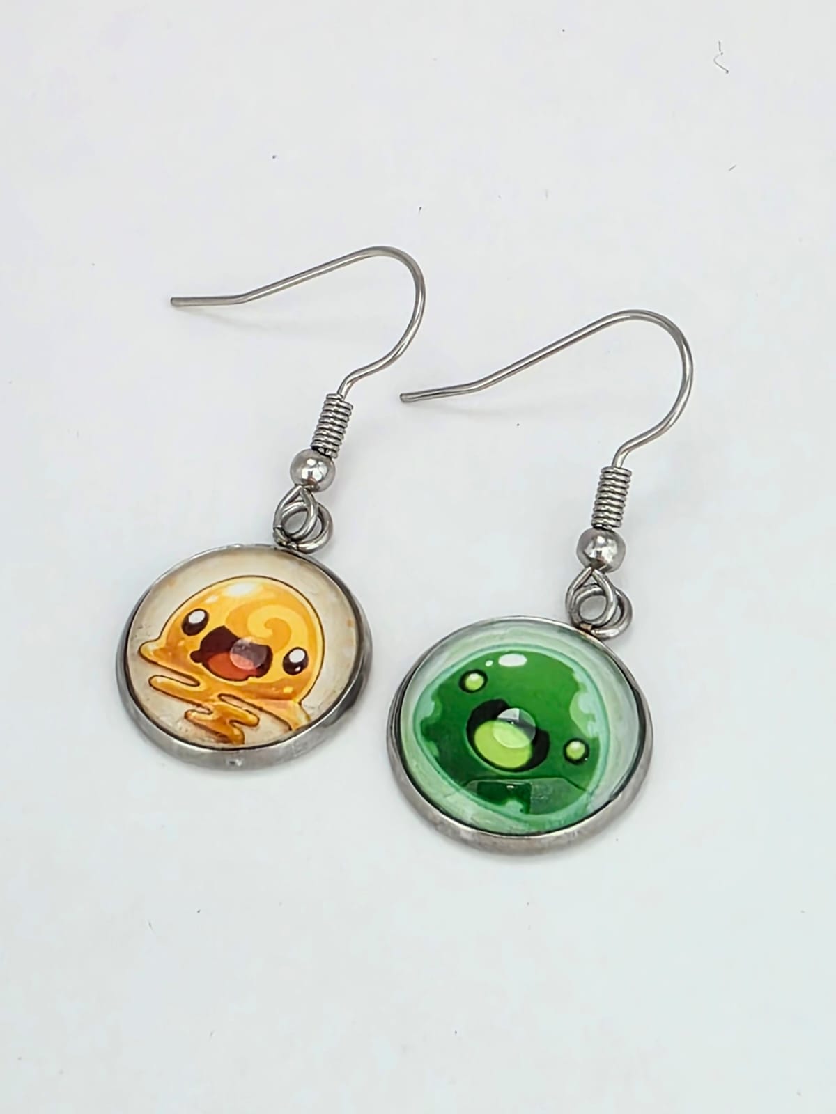 Slime Rancher Inspired Rad Slime & Quantum Slime Dangle Earrings