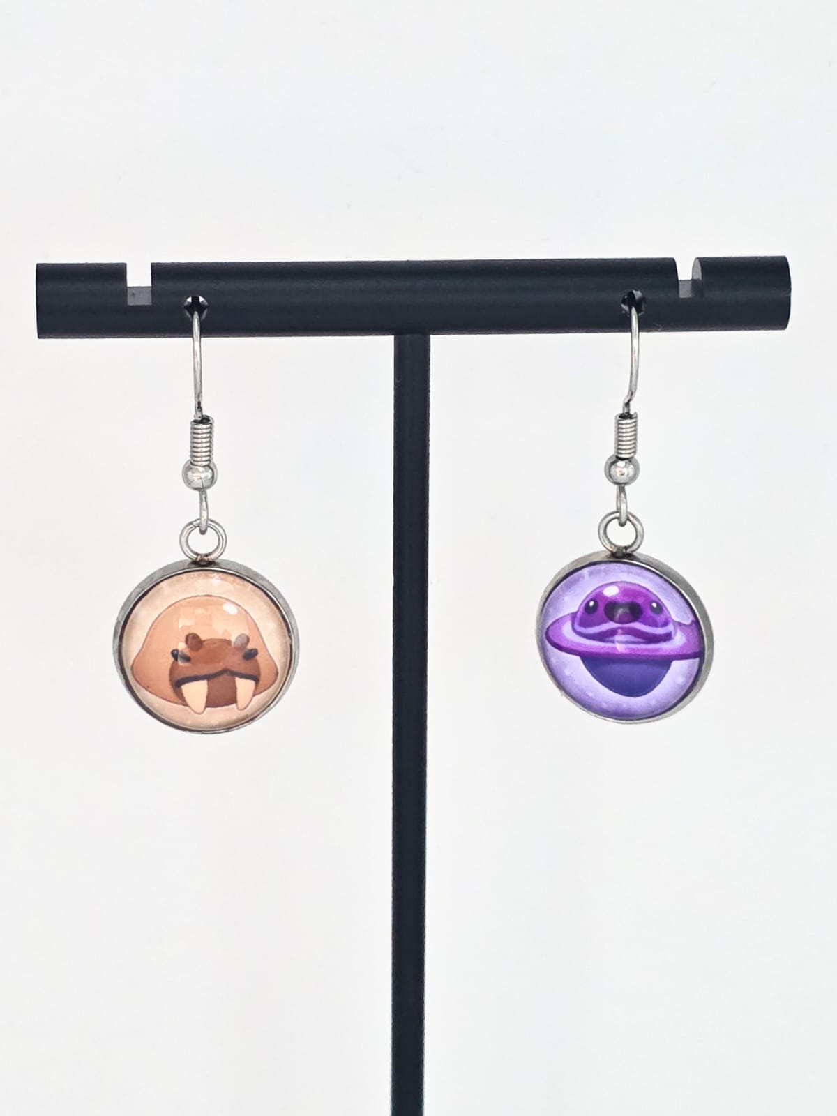 Slime Rancher Inspired Dervish Slime & Saber Slime Dangle Earrings