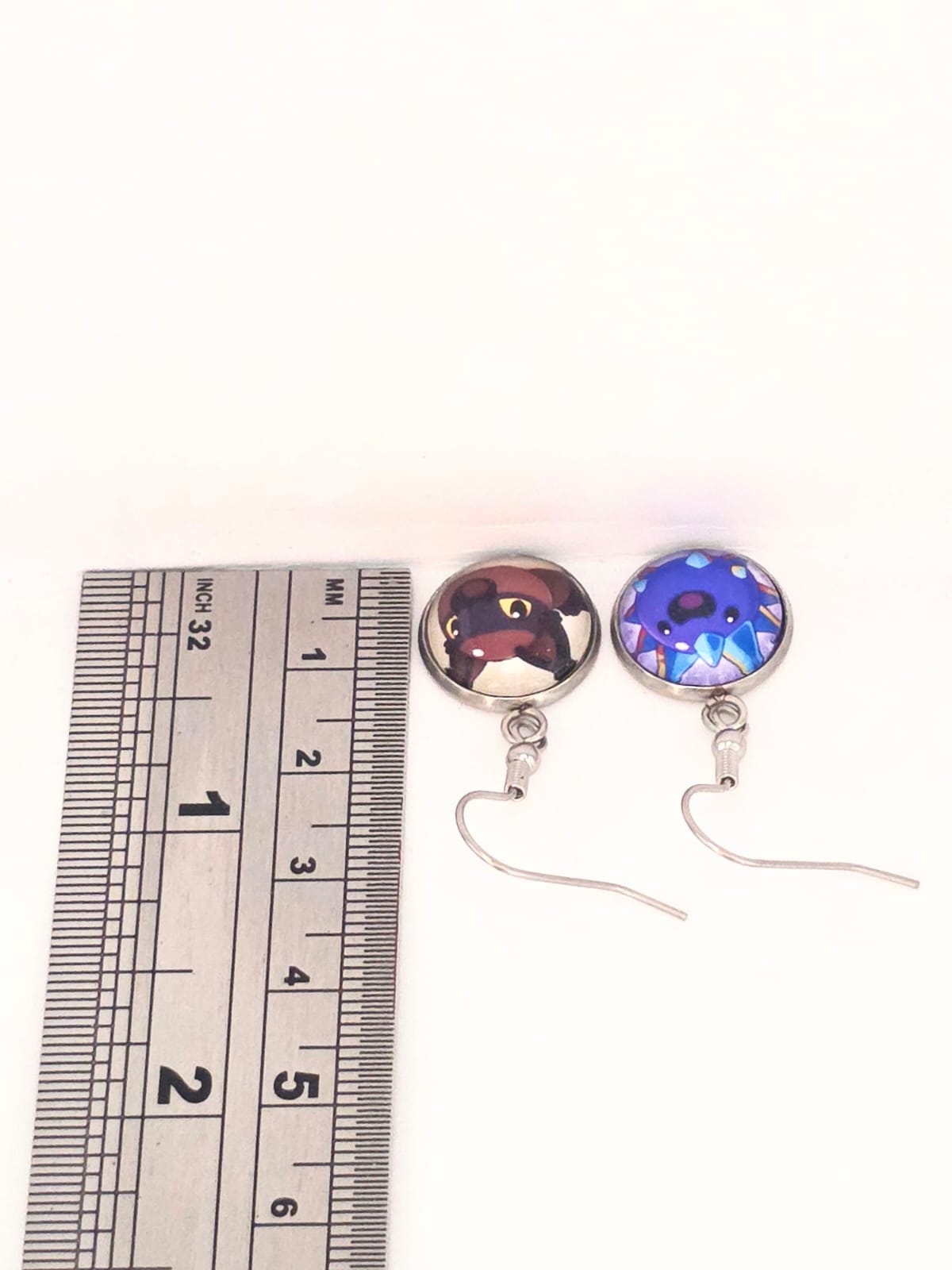 Slime Rancher Inspired Hunter Slime & Crystal Slime Dangle Earrings