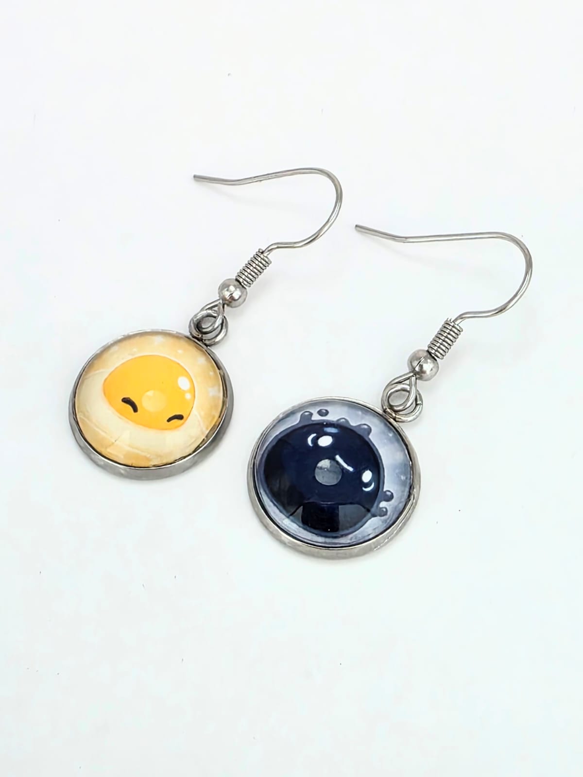 Slime Rancher 2 Inspired Yolky Slime & Shadow Slime Dangle Earrings