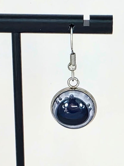 Slime Rancher 2 Inspired Yolky Slime & Shadow Slime Dangle Earrings