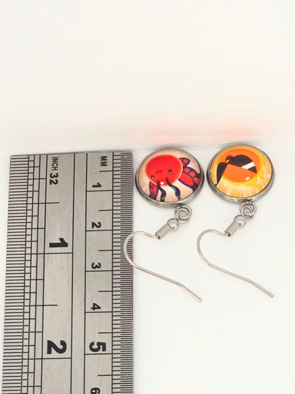 Slime Rancher 2 Inspired Flutter Slime & Hyper Slime Dangle Earrings