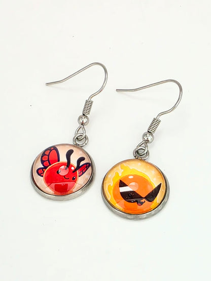 Slime Rancher 2 Inspired Flutter Slime & Hyper Slime Dangle Earrings