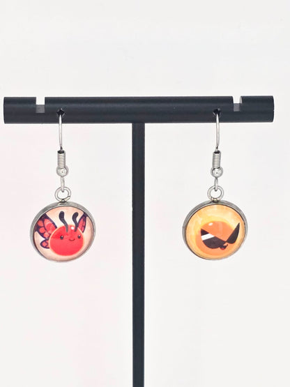 Slime Rancher 2 Inspired Flutter Slime & Hyper Slime Dangle Earrings