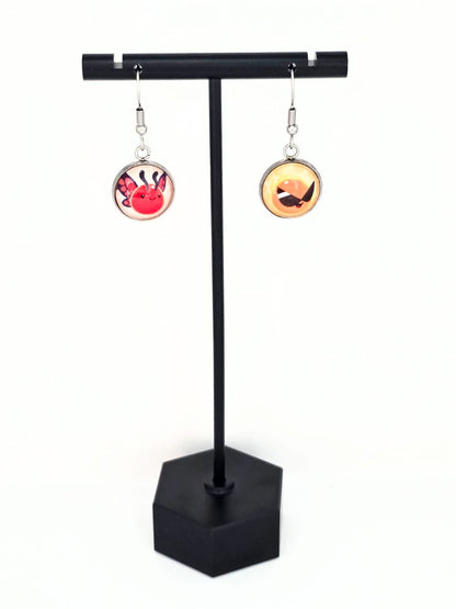 Slime Rancher 2 Inspired Flutter Slime & Hyper Slime Dangle Earrings