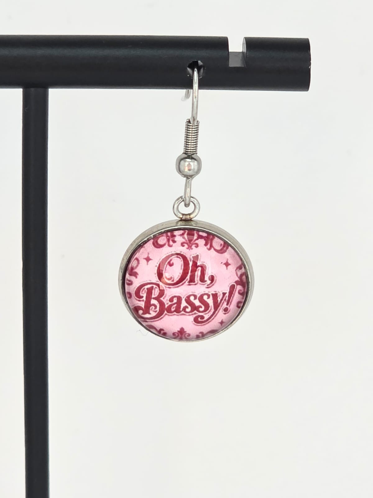 Black Butler (Kuroshitsuji) Black Butler Inspired Grell & Oh, Bassy! Dangle Earrings