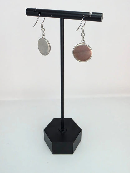 Black Butler (Kuroshitsuji) Inspired Ciel & Sebastian Dangle Fish Hook Earrings