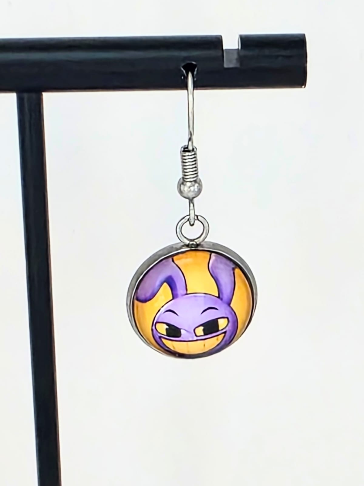 The Amazing Digital Circus Inspired Pomni & Jax Dangle Stainless Steel Earrings