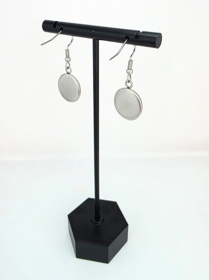 Undertale Inspired Asgore & Toriel Dangle Stainless Steel Fish Hook Earrings