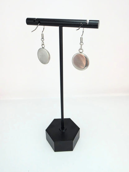 Helluva Boss Inspired Asmodeus & Fizzarolli Dangle Stainless Steel Earrings