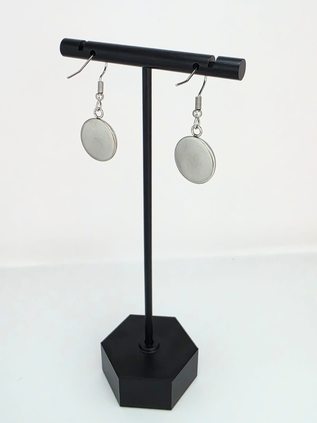 Helluva Boss Inspired Stolas & Blitzø Dangle Stainless Steel Fish Hook Earrings