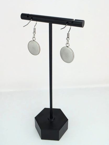 Helluva Boss Inspired Stolas & Blitzø Dangle Stainless Steel Fish Hook Earrings