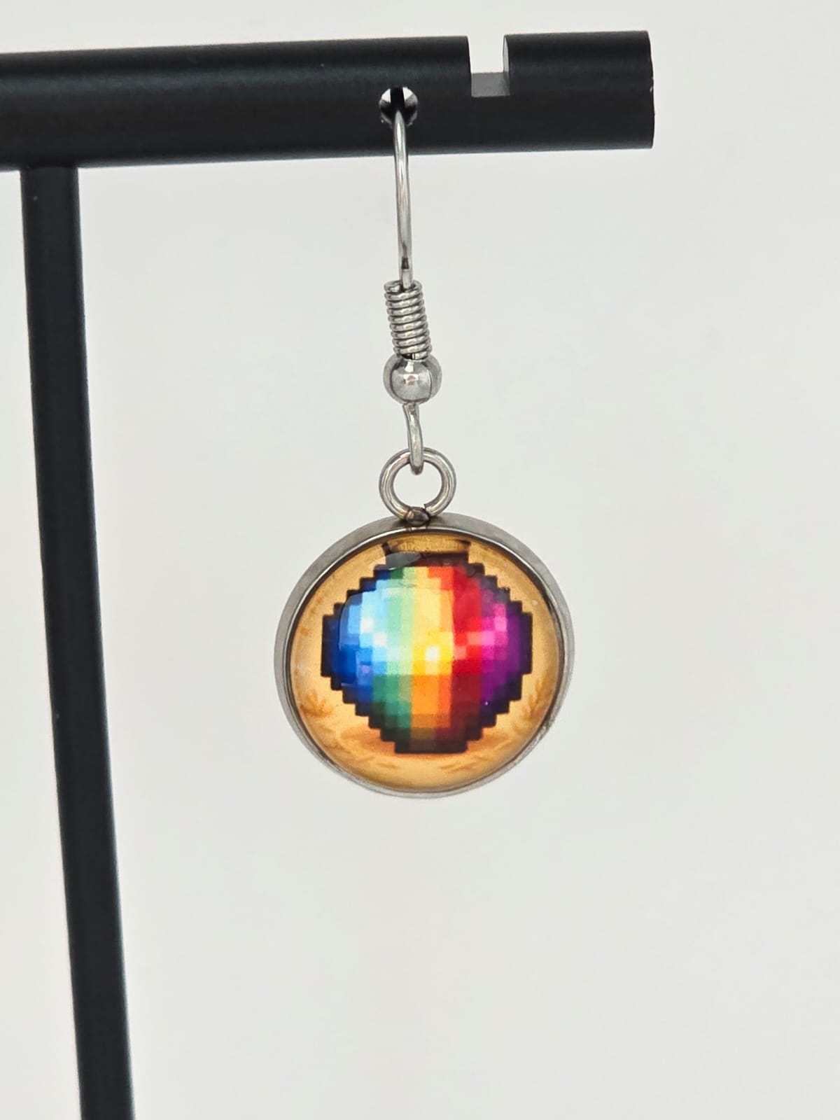 Stardew Valley Inspired Stardrop & Prismatic Shard Dangle Fish Hook Earrings