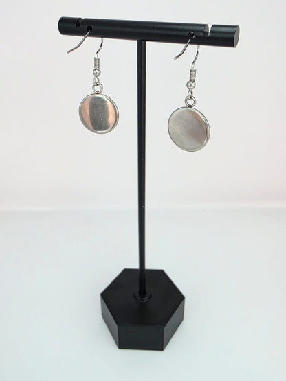 Undertale Inspired Sans & Papyrus Dangle Stainless Steel Fish Hook Earrings