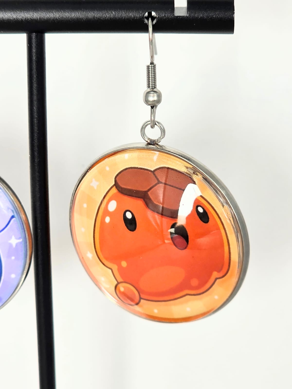 Slime Rancher Inspired Honey & Phosphor Dangle Stainless Steel Earrings