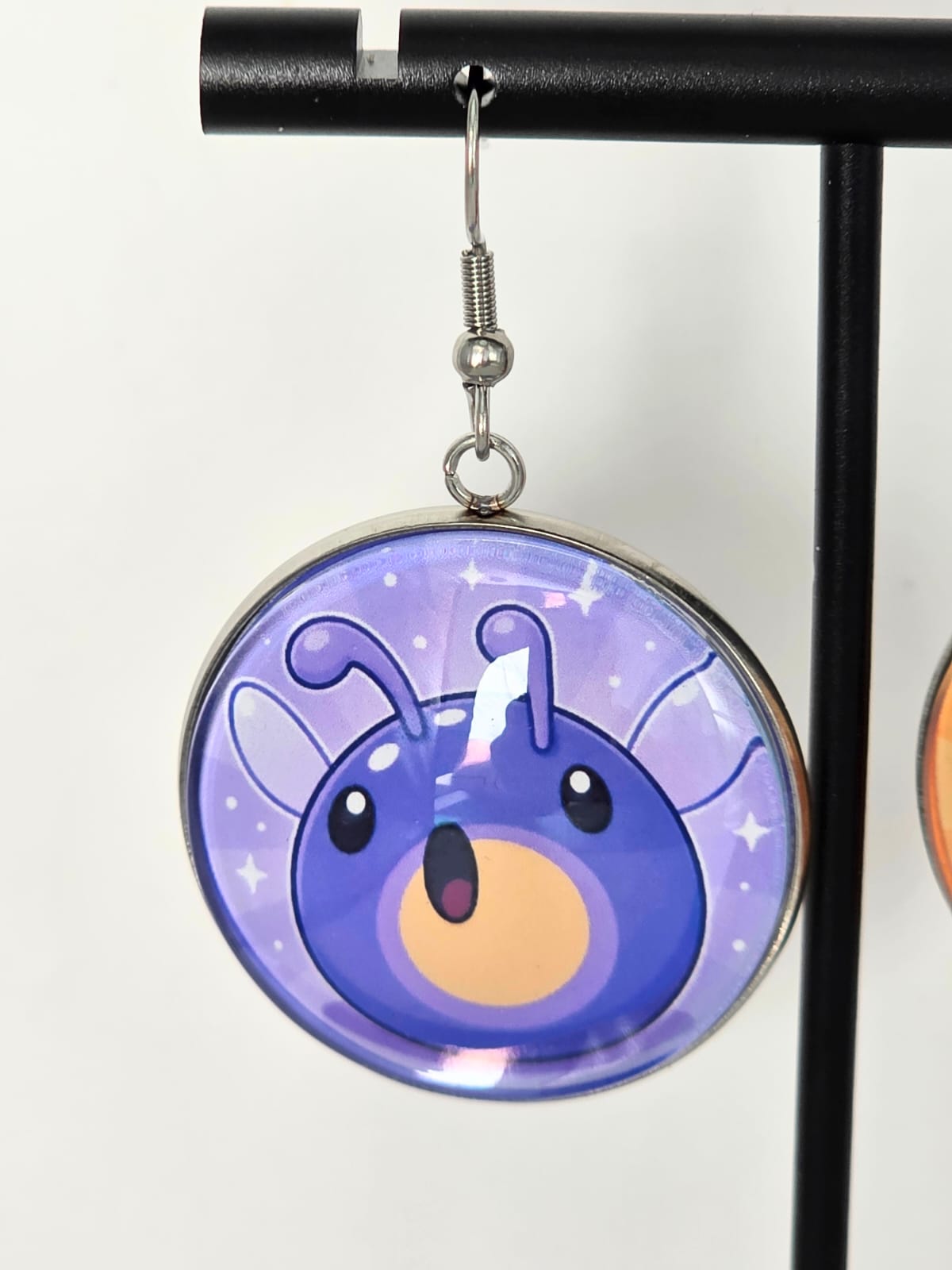 Slime Rancher Inspired Honey & Phosphor Dangle Stainless Steel Earrings