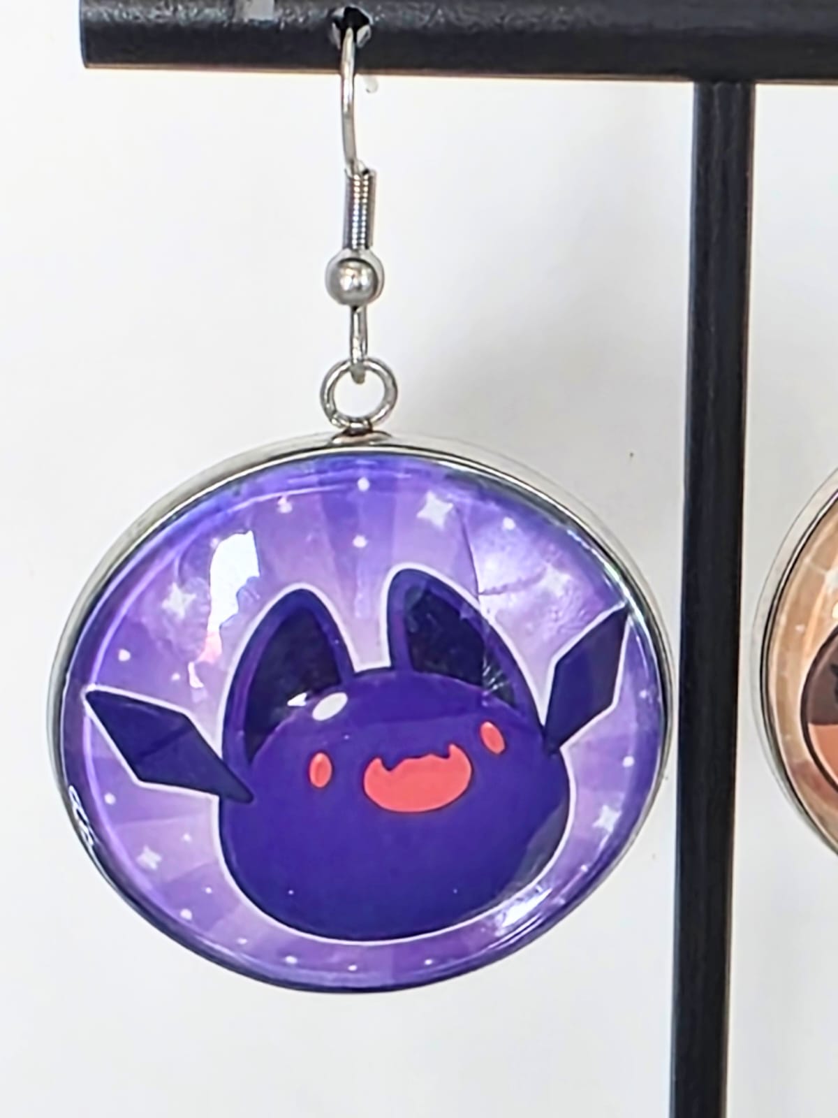 Slime Rancher 2 Inspired Batty & Ringtail Dangle Stainless Steel Earrings