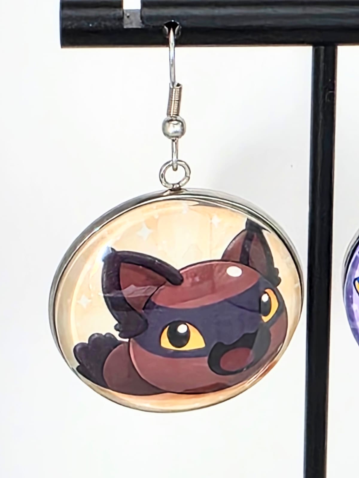 Slime Rancher Inspired Hunter Slime & Crystal Slime Dangle Fish Hook Earrings