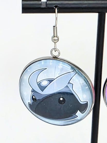 Slime Rancher Inspired Quicksilver Slime & Glitch Slime Dangle Earrings