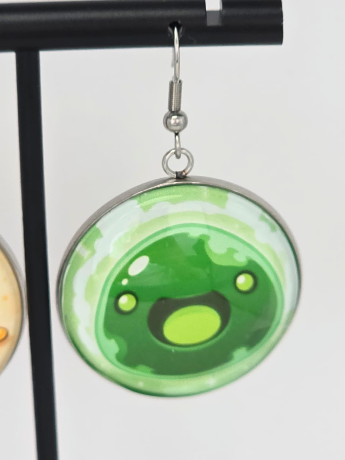 Slime Rancher Inspired Rad Slime & Quantum Slime Dangle Fish Hook Earrings