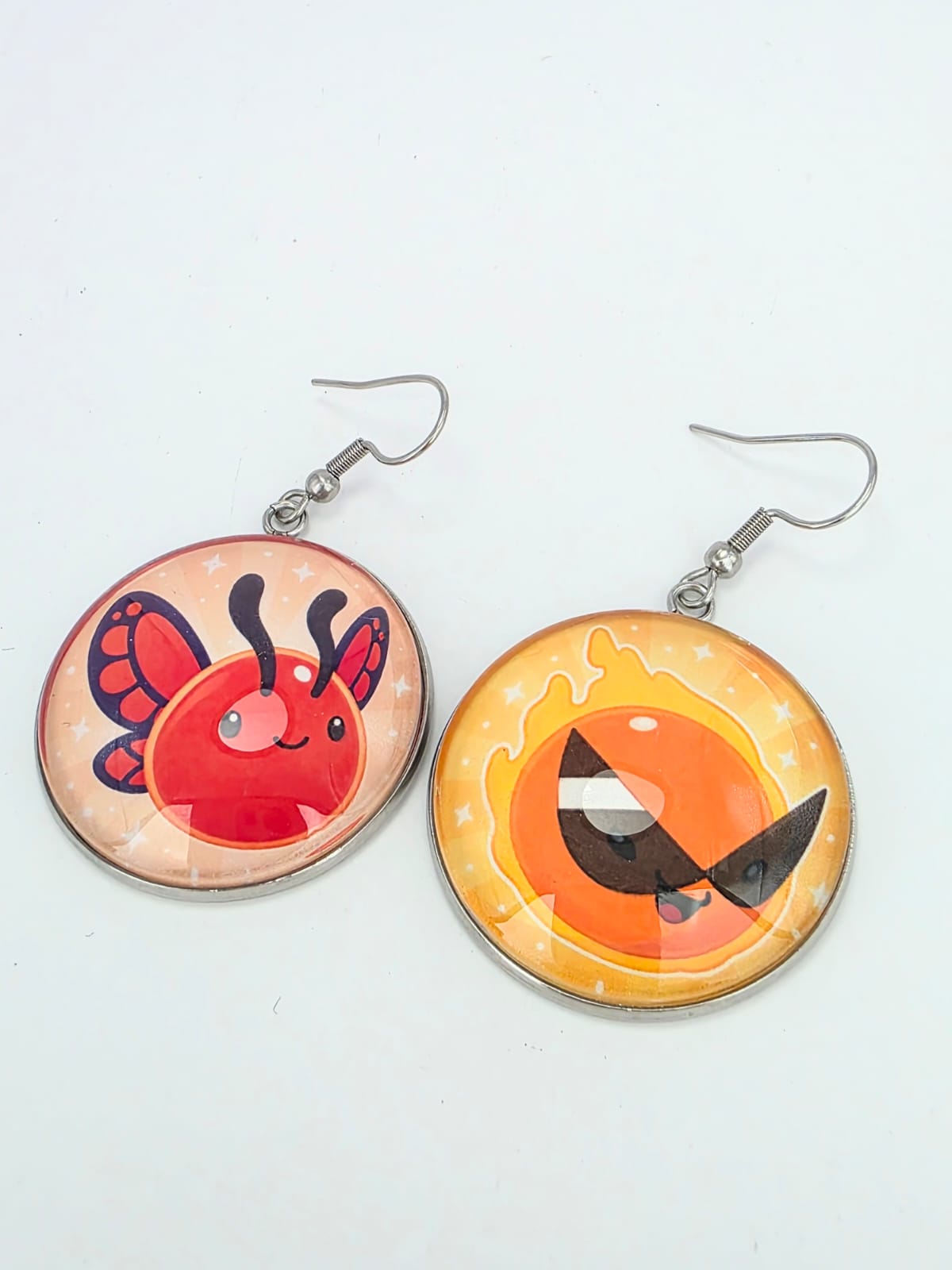 Slime Rancher 2 Inspired Flutter Slime & Hyper Slime Dangle Fish Hook Earrings