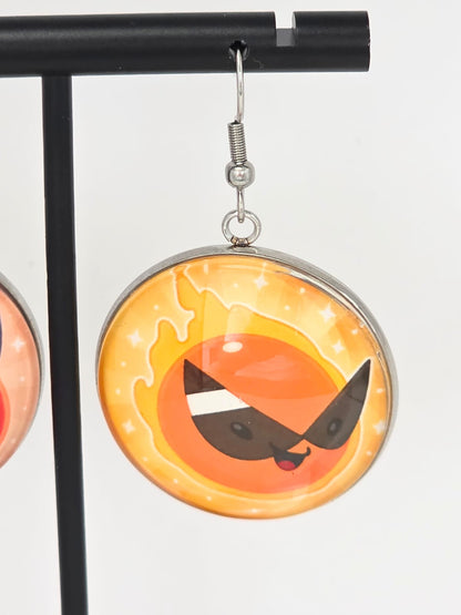 Slime Rancher 2 Inspired Flutter Slime & Hyper Slime Dangle Fish Hook Earrings