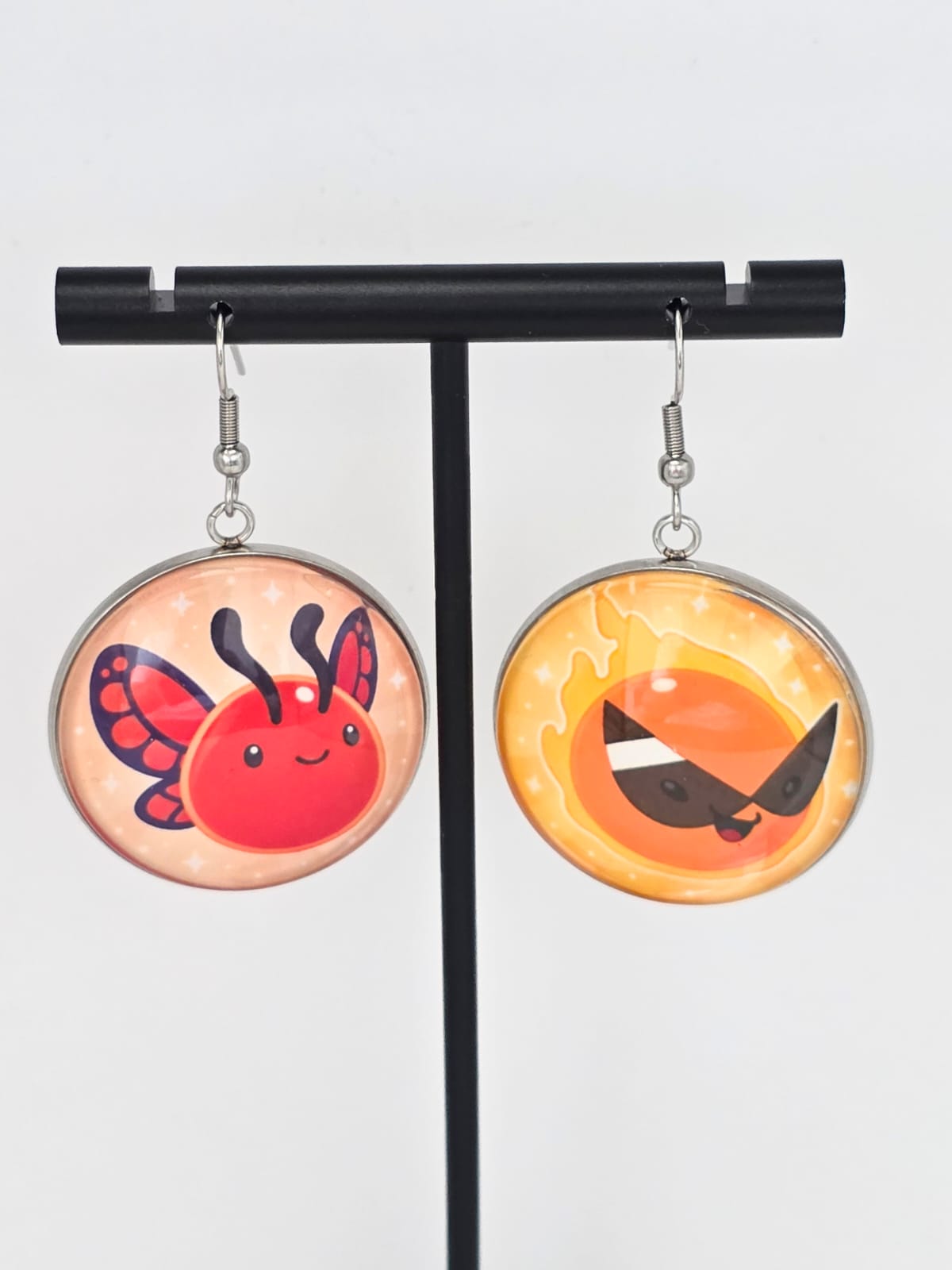 Slime Rancher 2 Inspired Flutter Slime & Hyper Slime Dangle Fish Hook Earrings