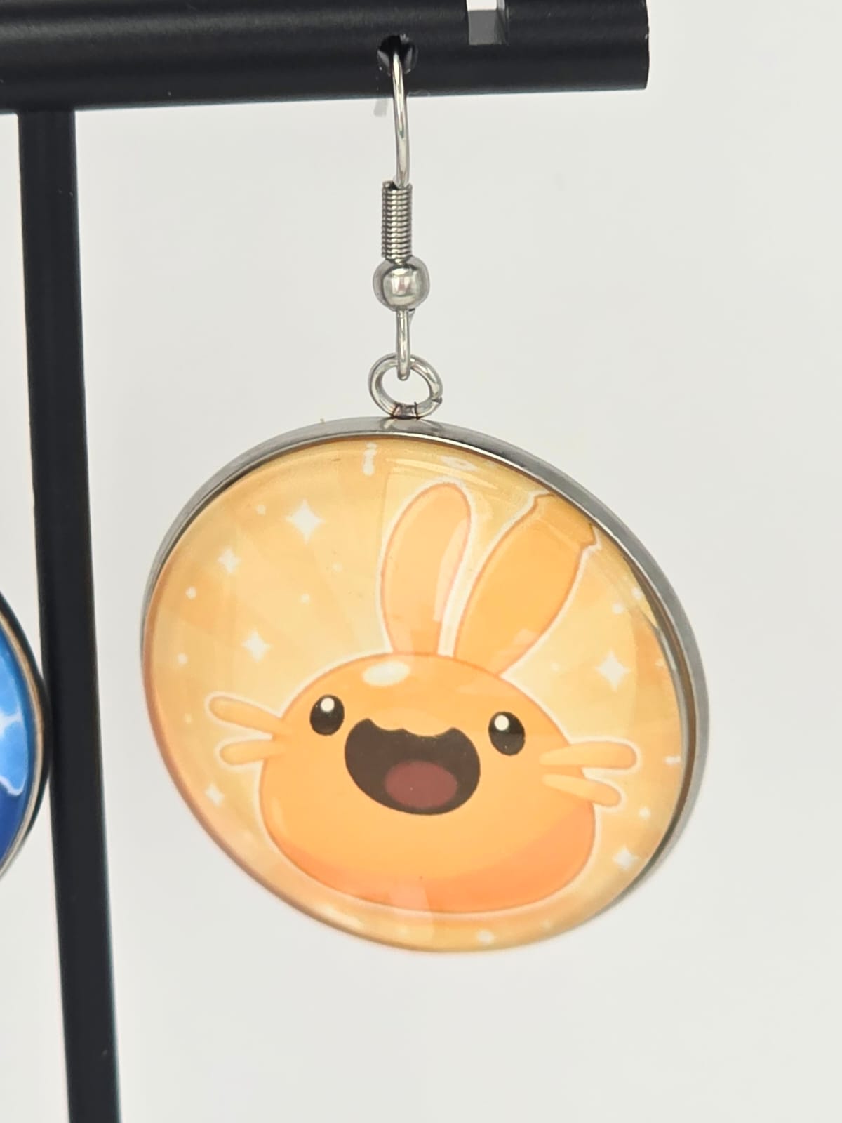 Slime Rancher 2 Inspired Cotton Slime & Angler Slime Dangle Fish Hook Earrings
