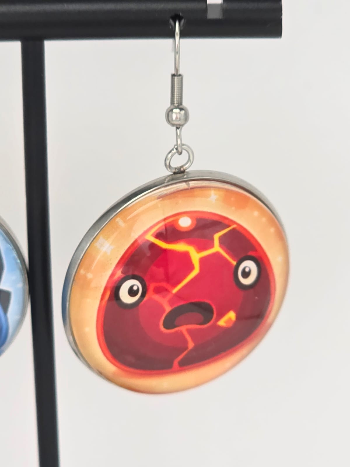 Slime Rancher Inspired Boom Slime & Rock Slime Dangle Fish Hook Earrings