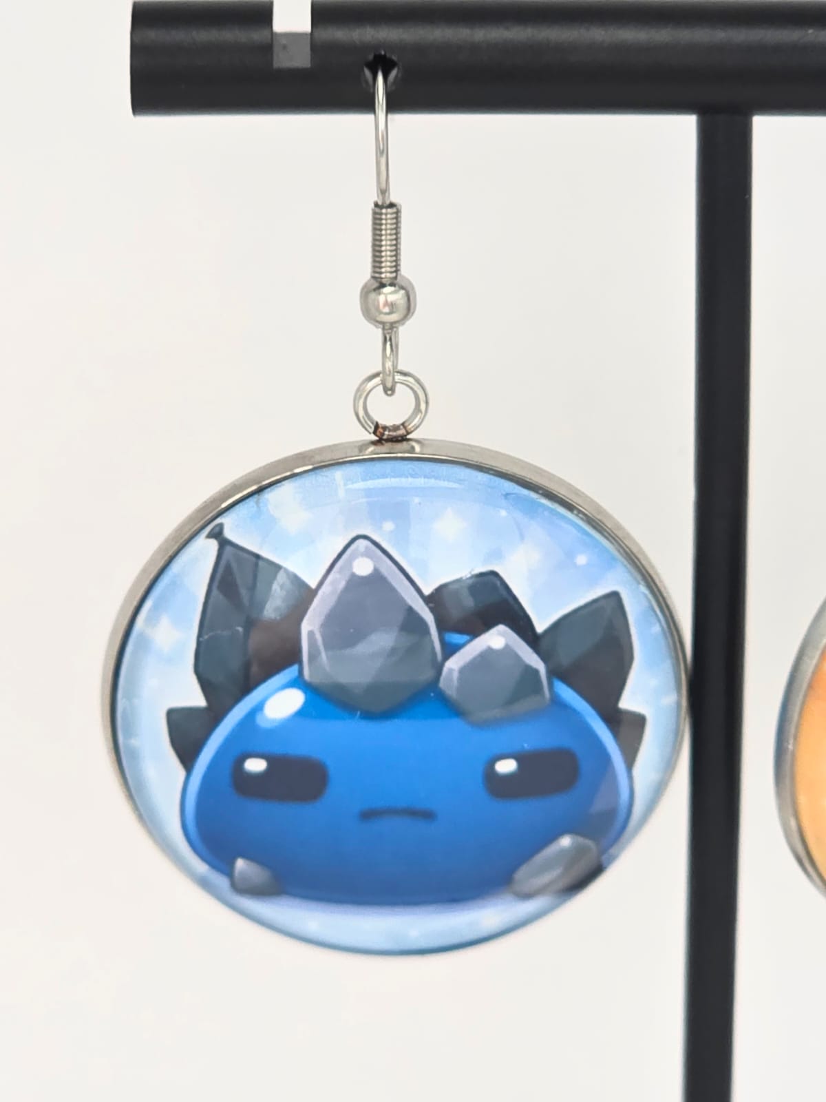 Slime Rancher Inspired Boom Slime & Rock Slime Dangle Fish Hook Earrings
