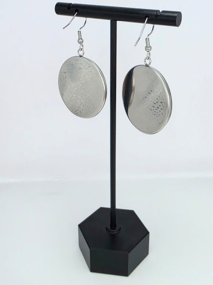 Final Space Inspired Gary & Quinn Dangle Stainless Steel Fish Hook Earrings