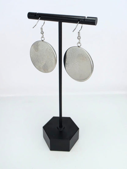 Attack on Titan Inspired Eren & Mikasa Mismatched Dangle Fish Hook Earrings