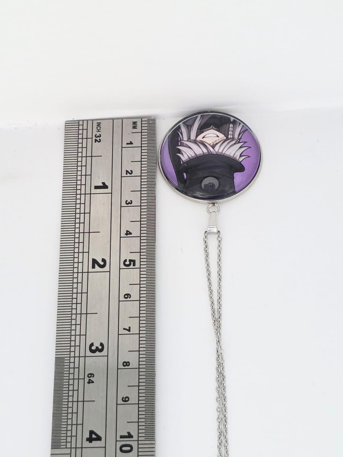 Black Butler (Kuroshitsuji) Inspired Undertaker Pendant Stainless Steel Necklace