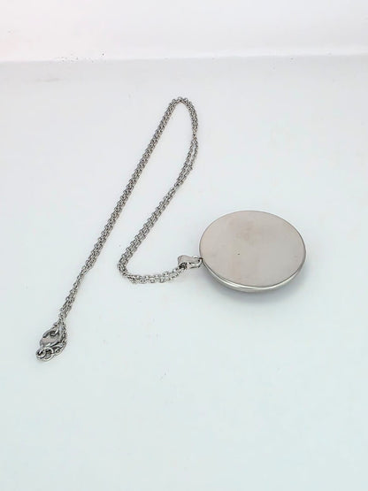 Black Butler (Kuroshitsuji) Inspired Undertaker Pendant Stainless Steel Necklace