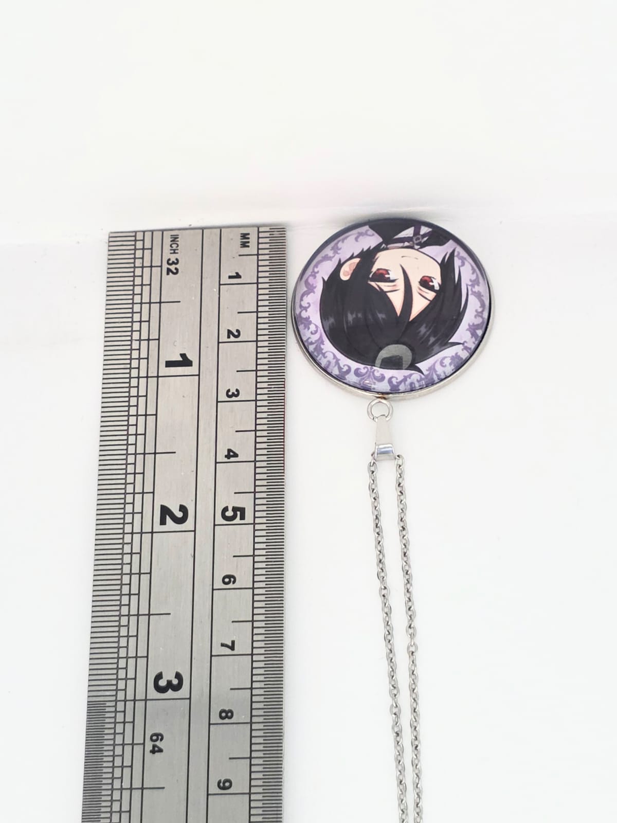 Black Butler (Kuroshitsuji) Inspired Sebastian Pendant Stainless Steel Necklace