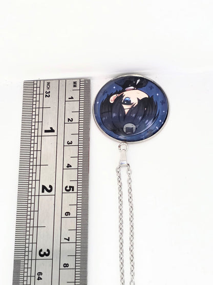 Black Butler (Kuroshitsuji) Inspired Ciel 30 mm Pendant Stainless Steel Necklace