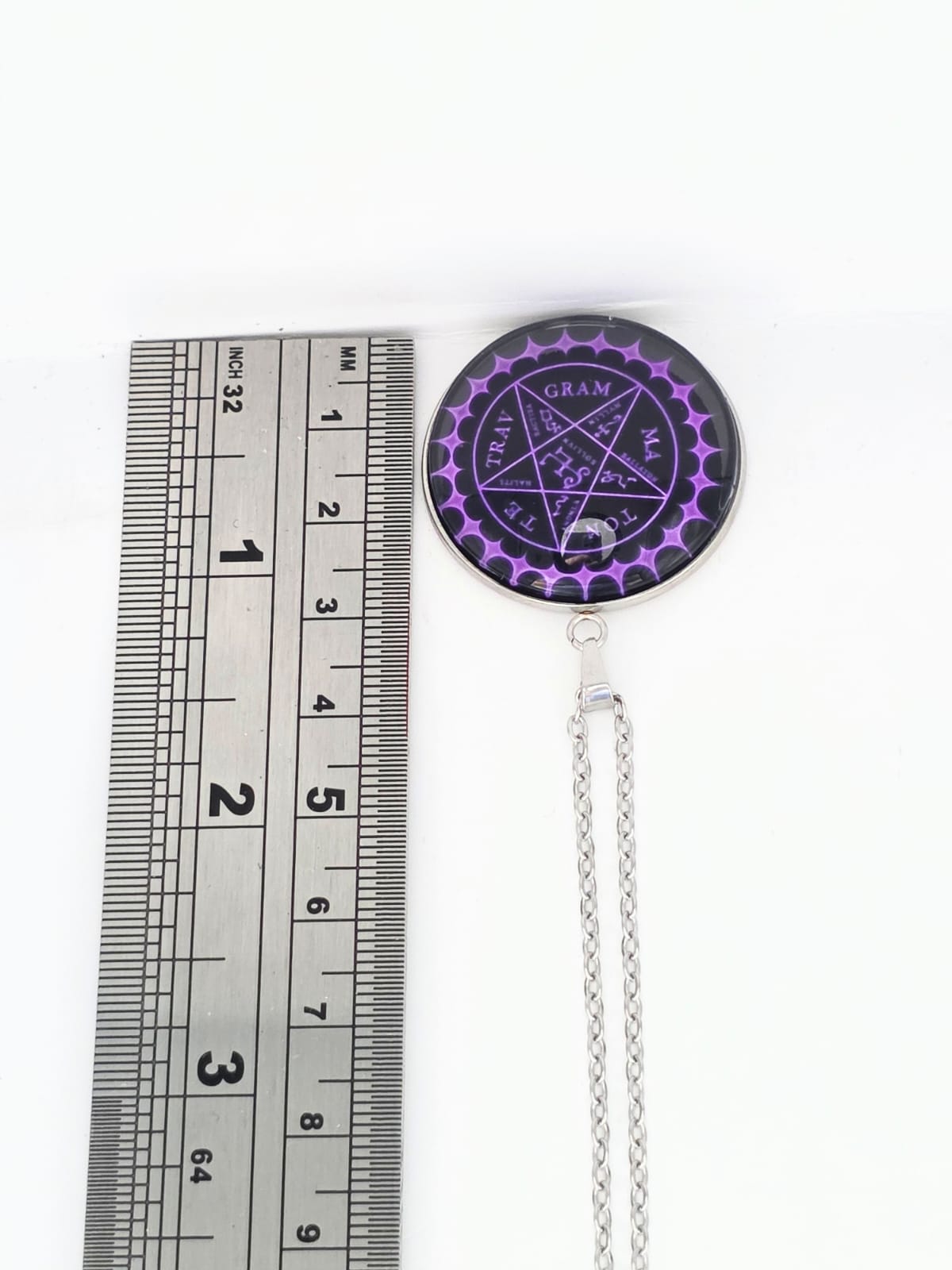 Black Butler (Kuroshitsuji) Inspired Contract Seal 30 mm Pendant Necklace
