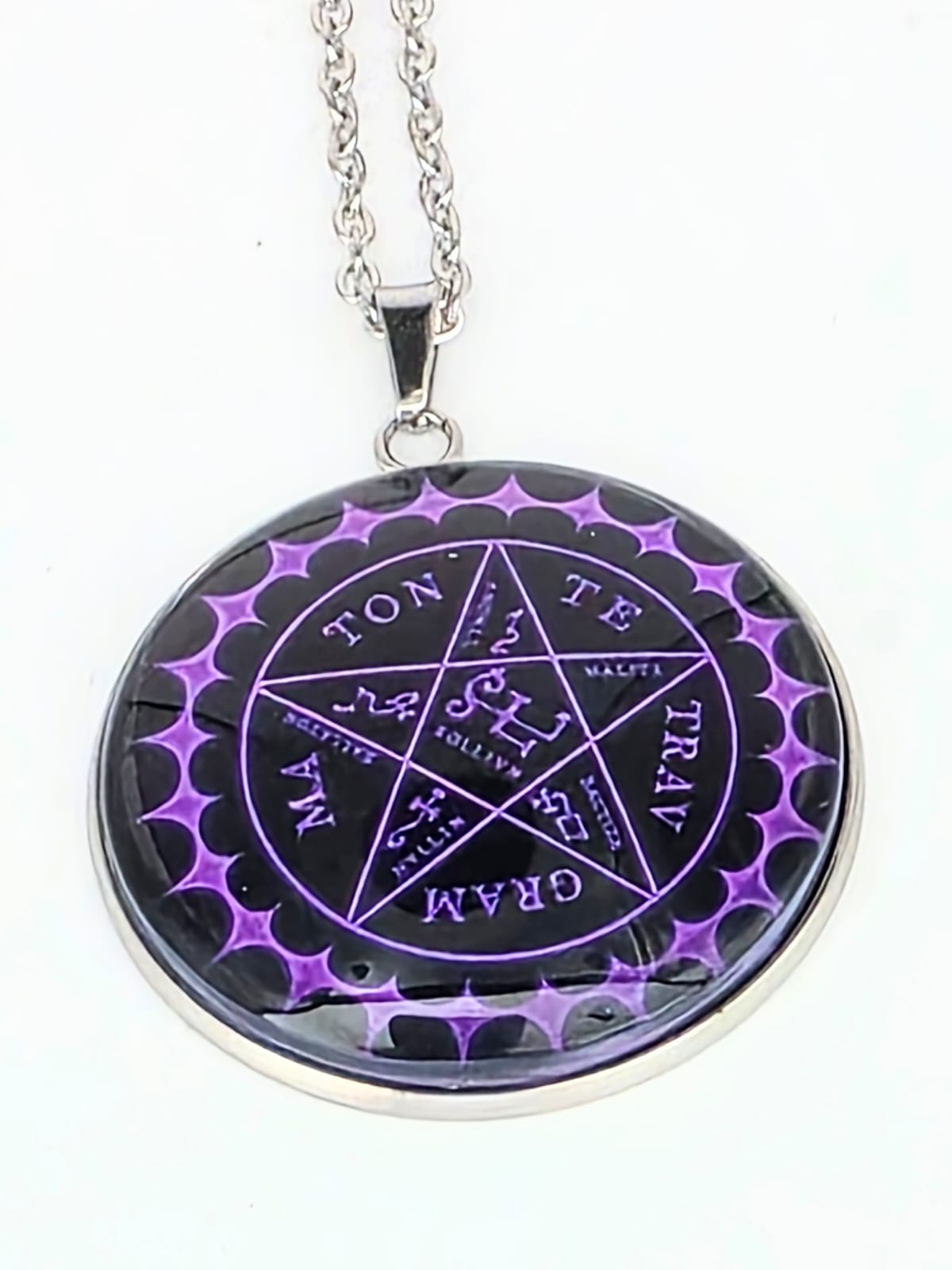 Black Butler (Kuroshitsuji) Inspired Contract Seal 30 mm Pendant Necklace