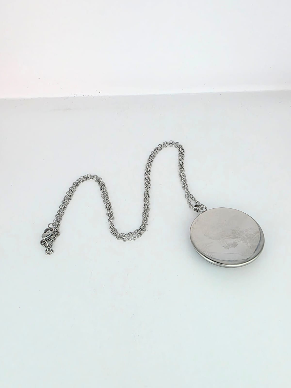 Final Space Inspired Avocato 30mm Pendant Stainless Steel 20 inch Necklace